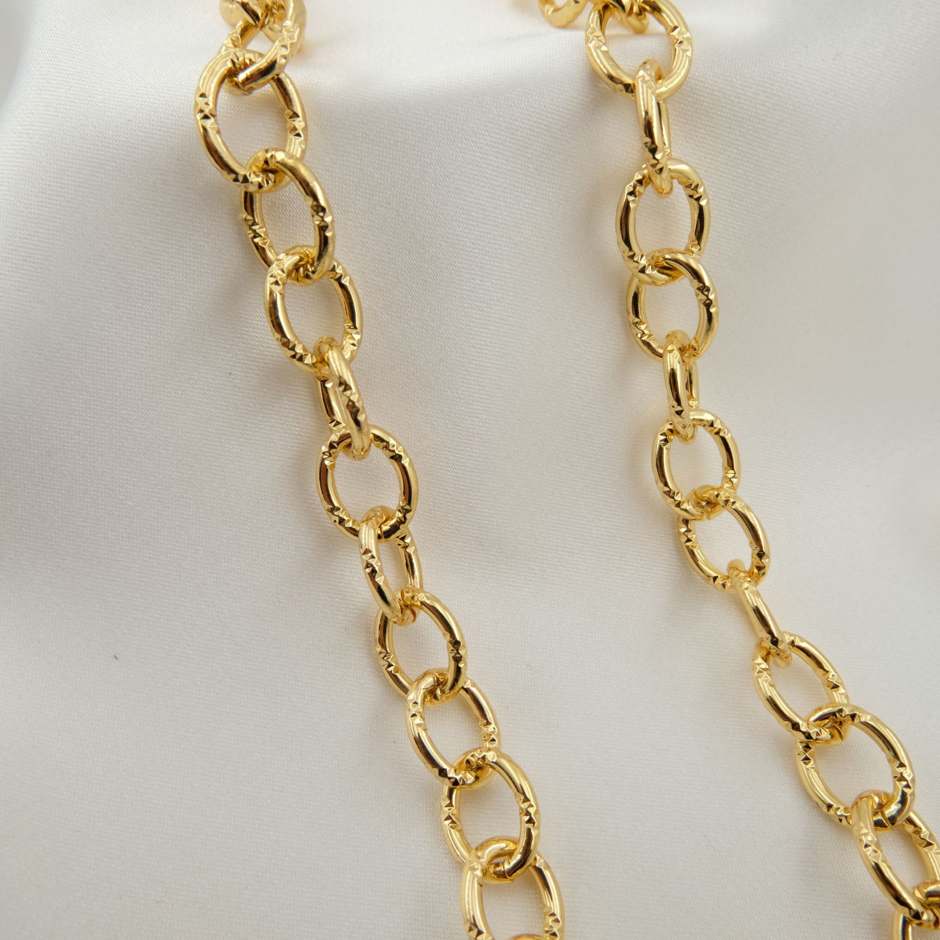 Hip Hop Chain Necklace - WT-BC199 Aksesori Rap Keren Tembaga Berlapis