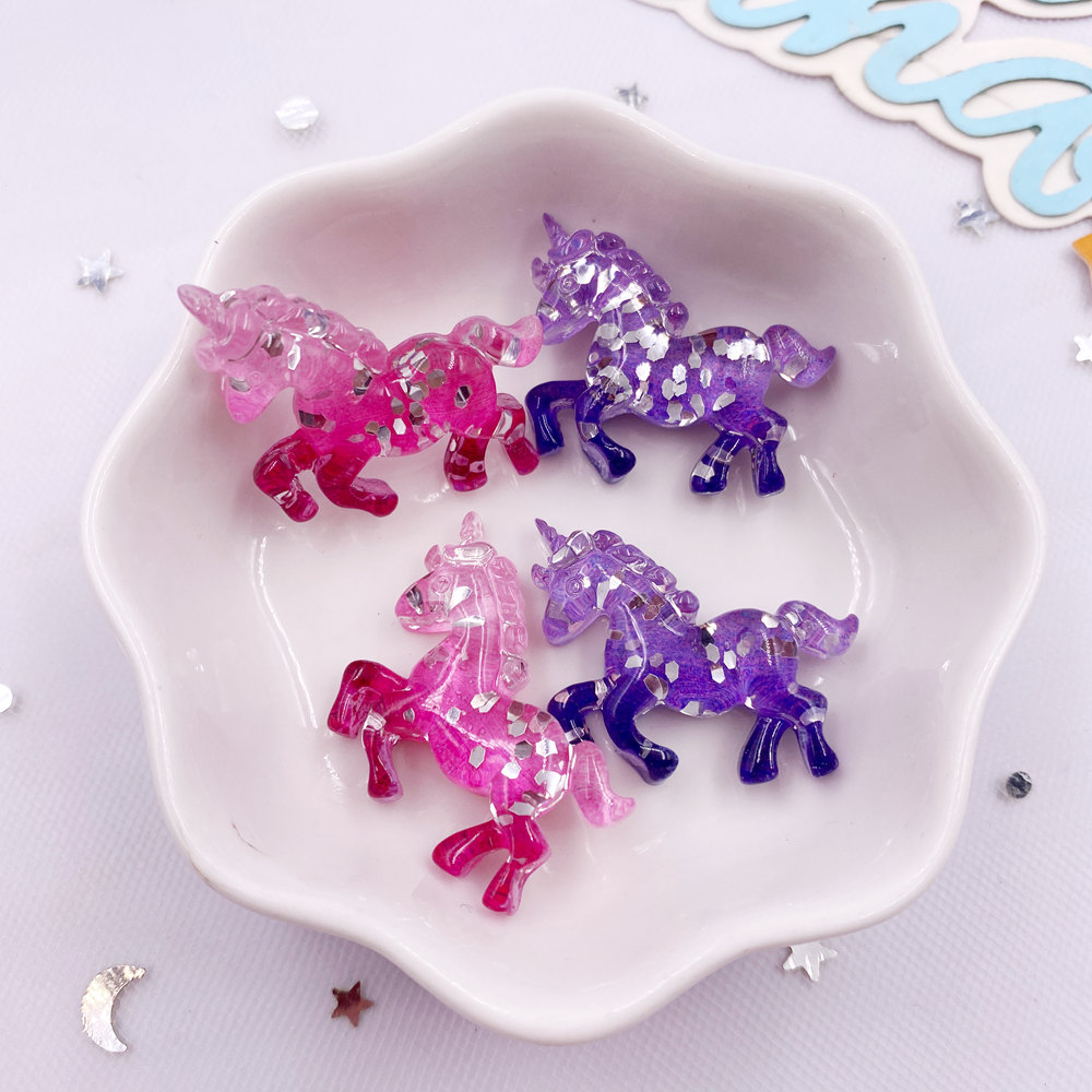 Paradise Jewelry & Watches Llc Miami Photos - 6 buah Glitter Resin warna-warni 3D