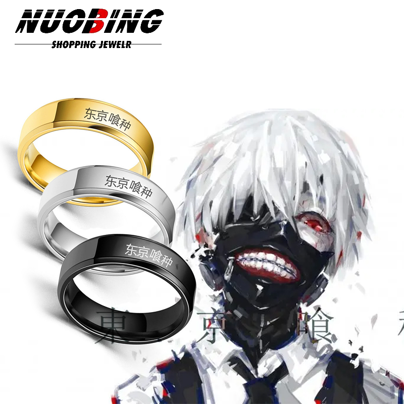 Titanium Steel Ring - Cincin Baja Tahan Karat Permainan Peran