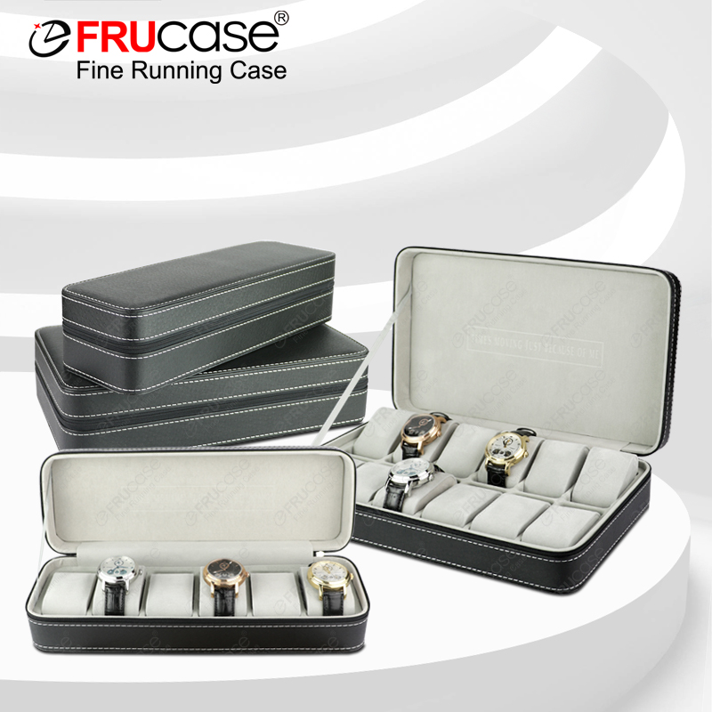 Best Jewelry Watches - FRUCASE Kotak Jam Tangan Hitam 6/12