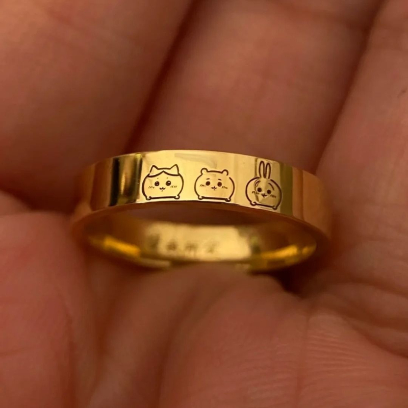 Cincin Anime Kartun Kawaii Chi - Titanium Steel Ring ulasan dan harga