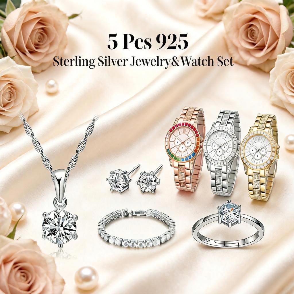 Set Jam Tangan Anting Kalung Z - Best Jewelry Watches ulasan dan harga