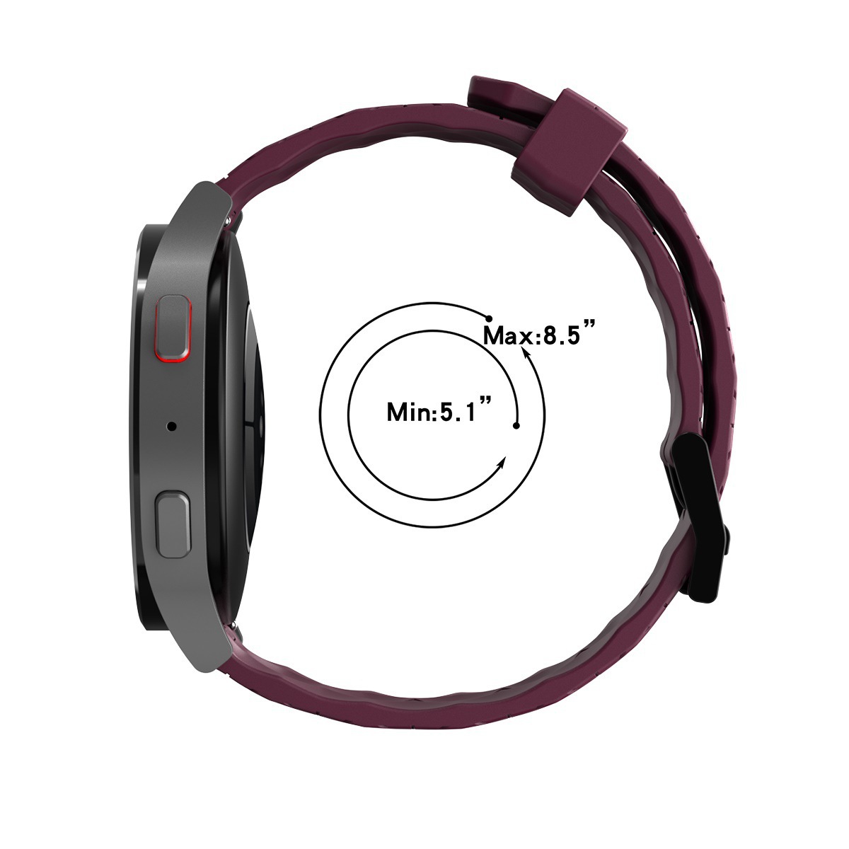 Tali Jam Tangan Silikon 20/22M - A1 Watches & Jewelry New York Photos ulasan dan harga