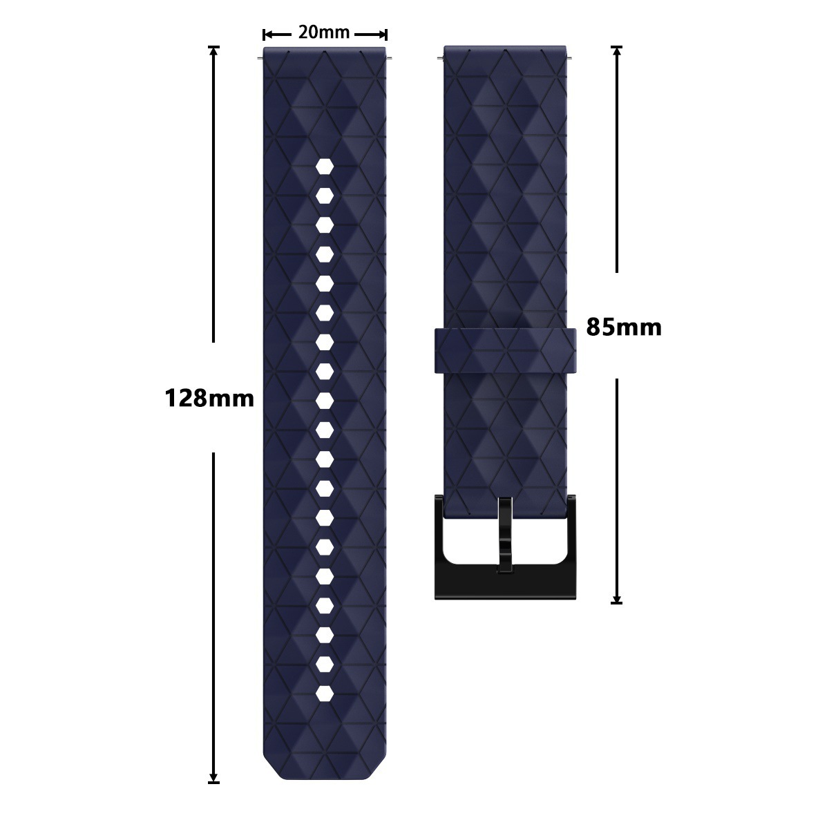 Tali Jam Tangan Silikon 20/22M - A1 Watches & Jewelry New York Photos ulasan dan harga