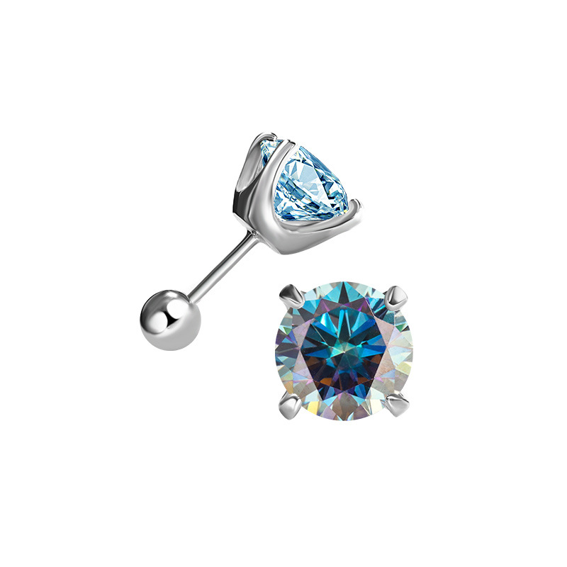Anting-anting kancing Moissani - Diamond Stud Earrings ulasan dan harga