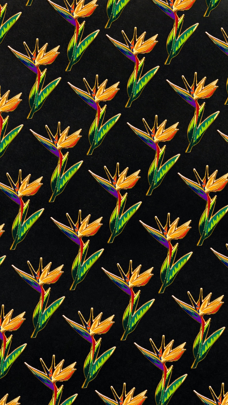 Pin Enamel Keras Tanaman Bird  - Paradise Jewelry & Watches Llc Miami Photos ulasan dan harga