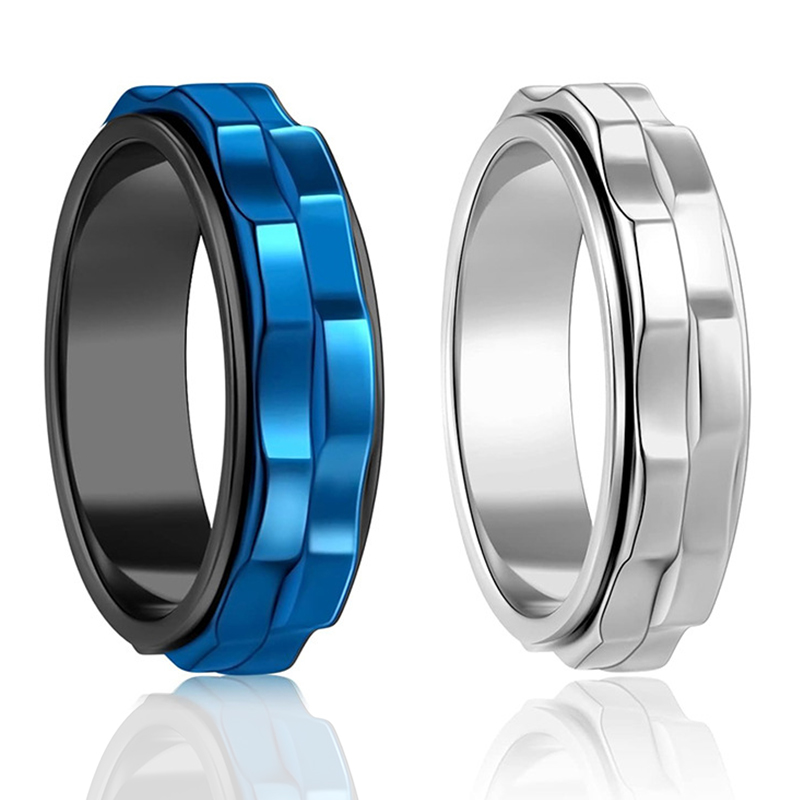 Cincin Pria Titanium 6mm Poles - Titanium Steel Ring ulasan dan harga