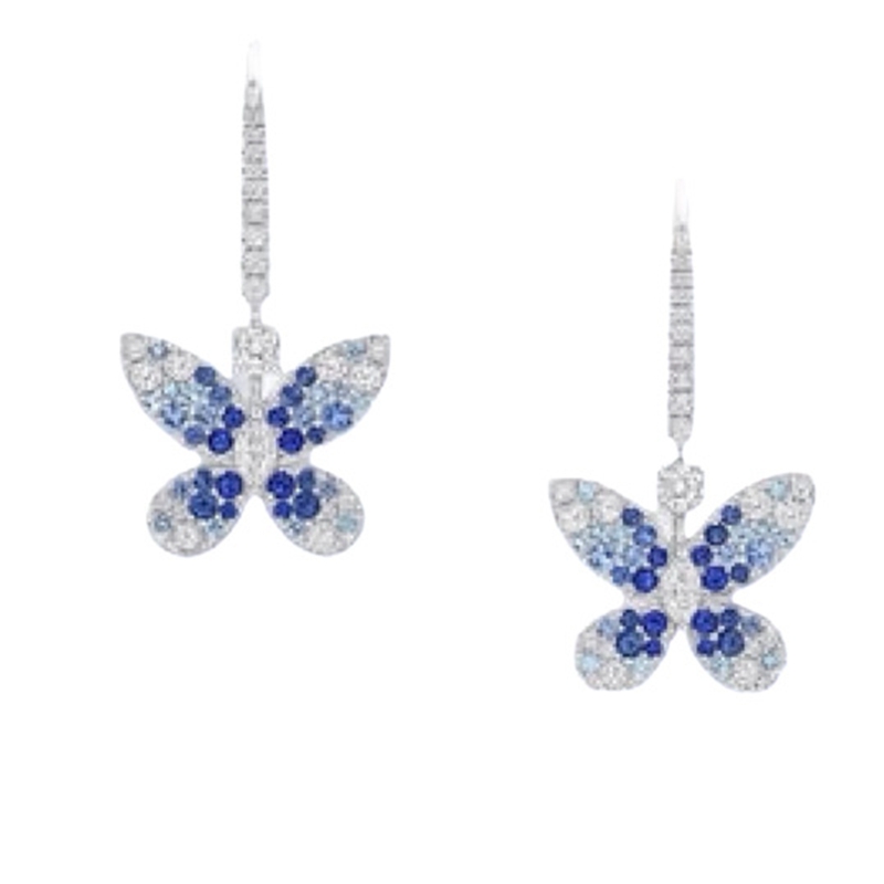 Anting atau Cincin Kupu-kupu B - Diamond Stud Earrings ulasan dan harga