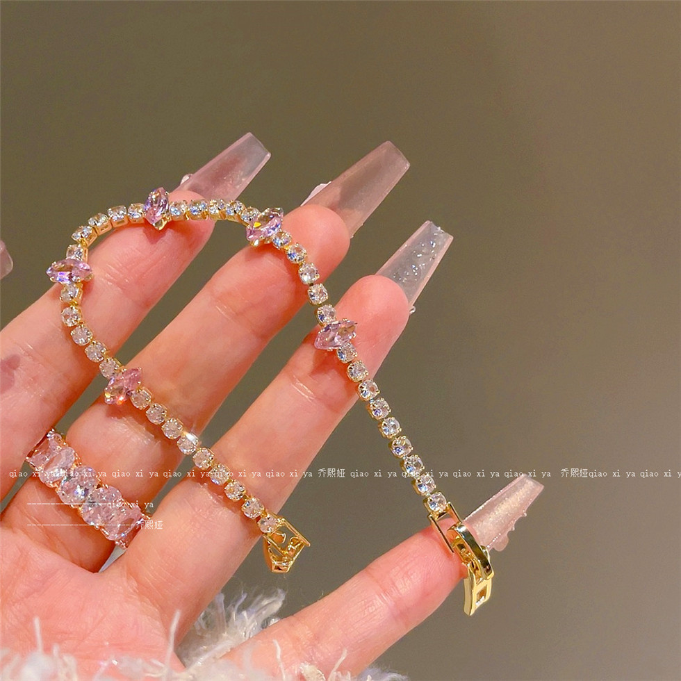 Gelang Zirkon Berlian Penuh Me - Best Jewelry Watches ulasan dan harga