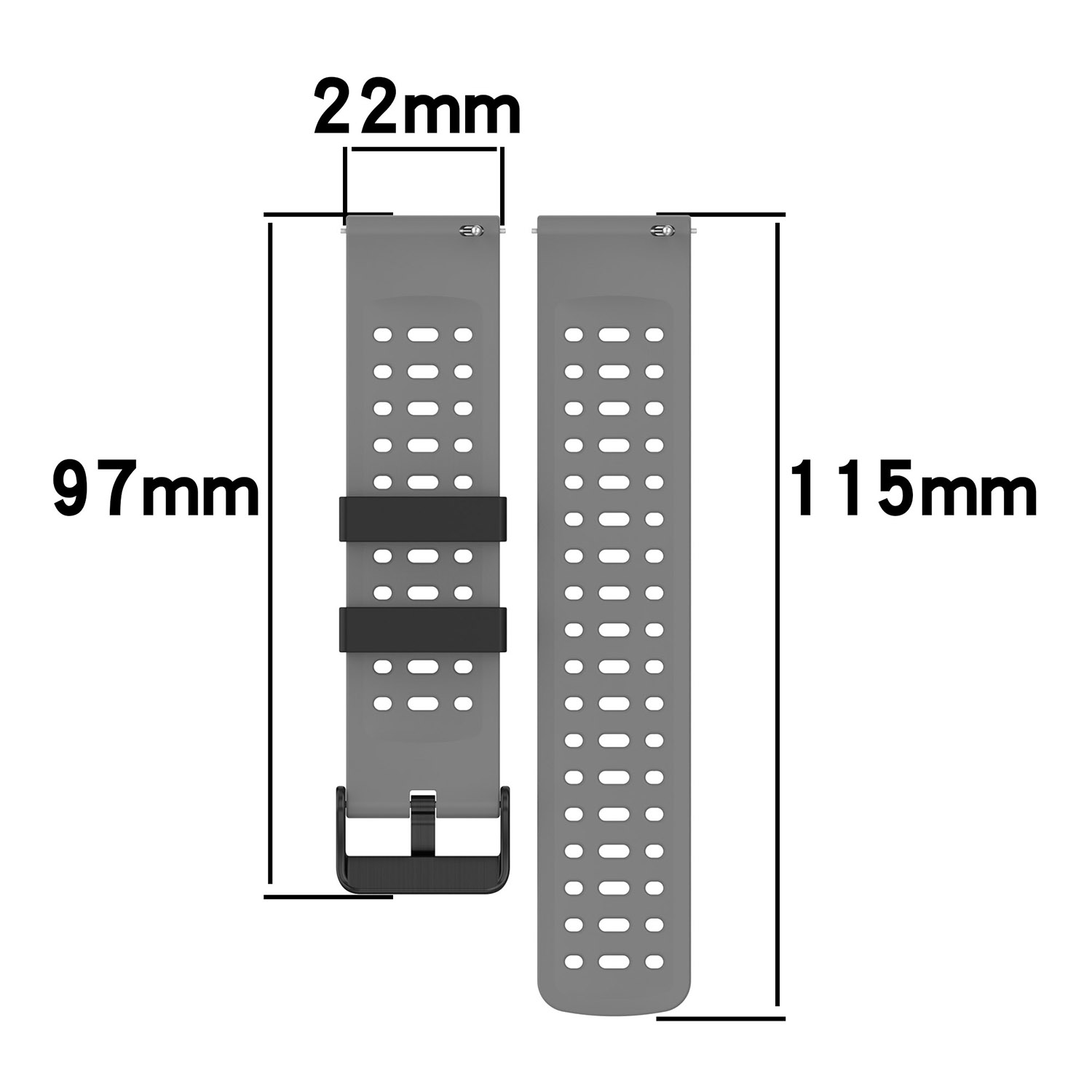 Tali Silikon Olahraga 22Mm unt - A1 Watches & Jewelry New York Photos ulasan dan harga