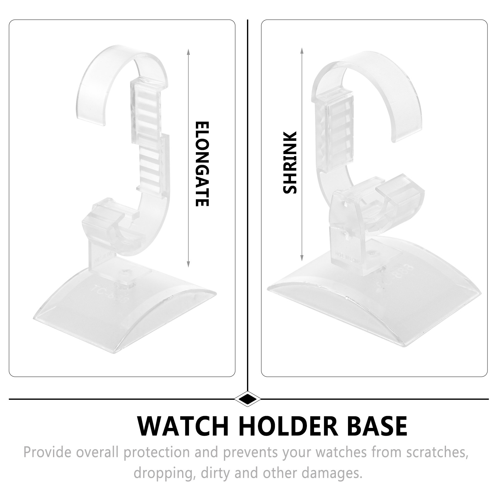 2Pcs Rak Pajangan Jam Tangan E - Watches Jewelry Holder ulasan dan harga