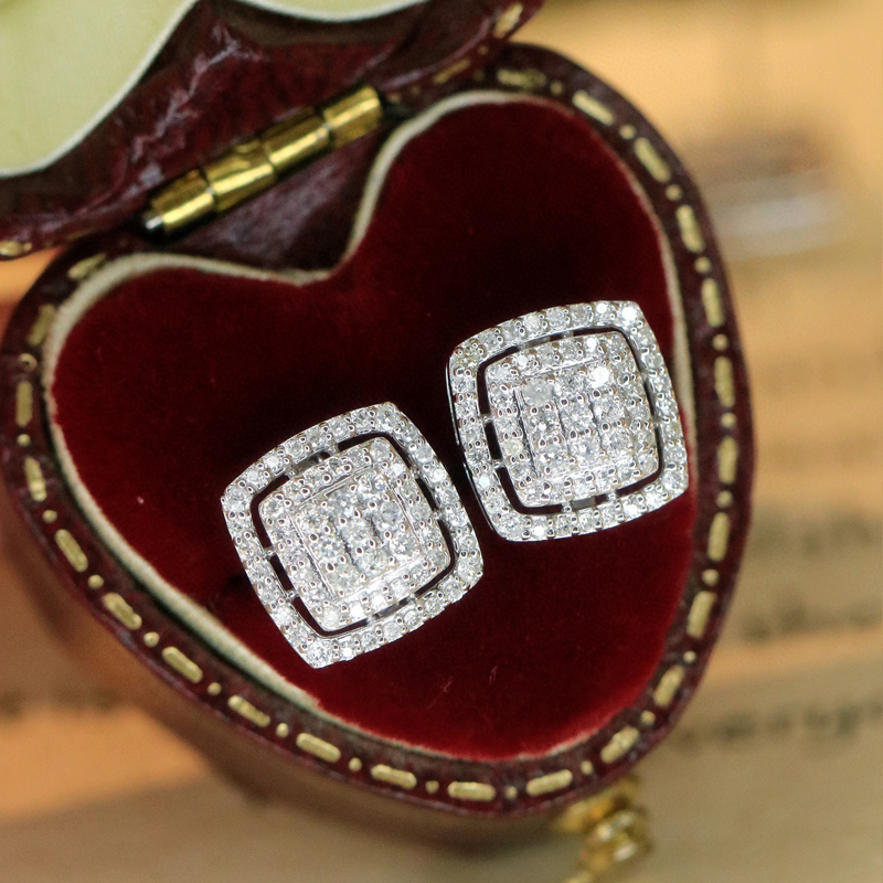 Aazuo Perhiasan Kehidupan Mewa - Diamond Stud Earrings ulasan dan harga