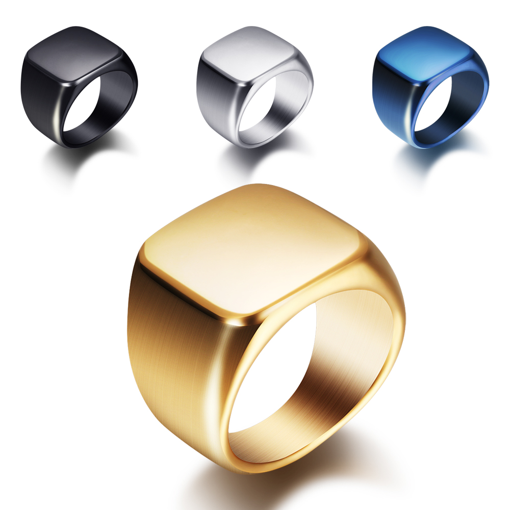 Gratis Ukiran baru perak/emas/ - Titanium Steel Ring ulasan dan harga