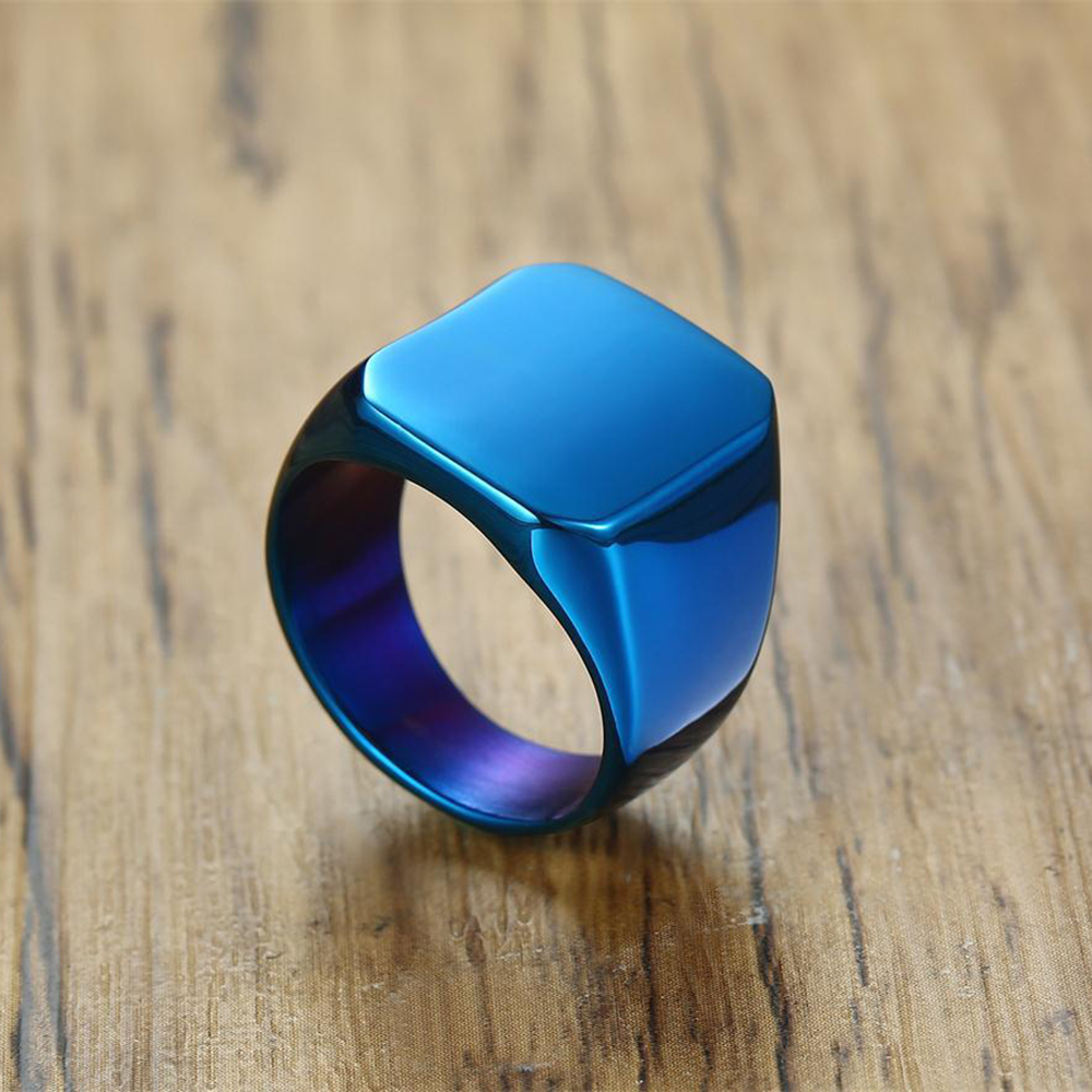 Gratis Ukiran baru perak/emas/ - Titanium Steel Ring ulasan dan harga