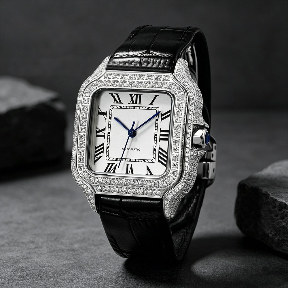 Jam Tangan Berlian Moissanite  - Vvs Jewelry Watches ulasan dan harga