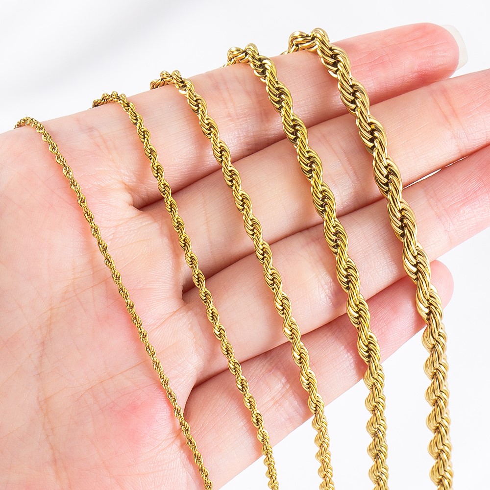 Rantai Tali Baja Anti Karat 0, - Hip Hop Chain Necklace ulasan dan harga