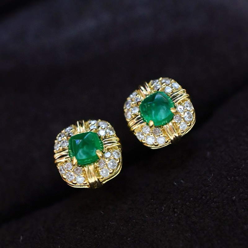 Aazuo Perhiasan Mewah 18K Emas - Diamond Stud Earrings ulasan dan harga