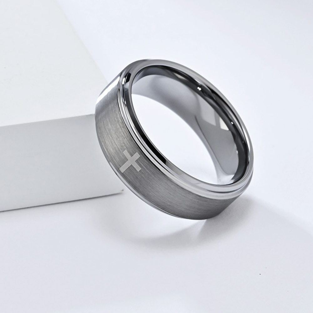 Cincin Alkitab Salib Yesus Kri - Titanium Steel Ring ulasan dan harga