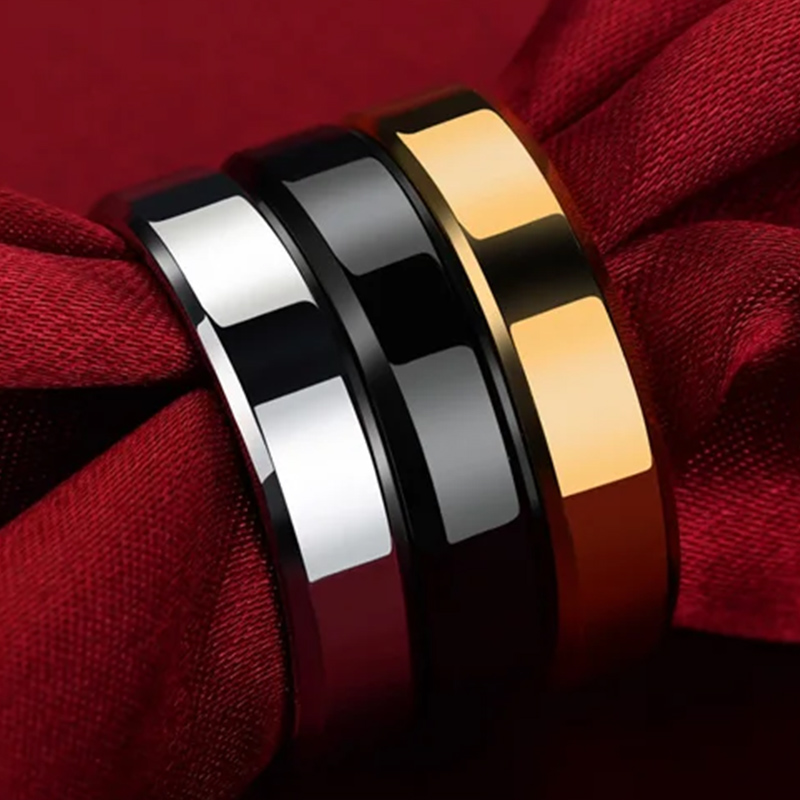Cincin Kustom terukir dengan n - Titanium Steel Ring ulasan dan harga