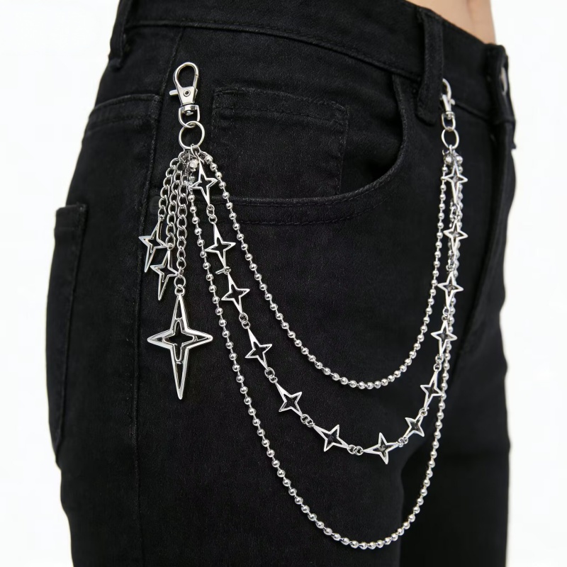 Rantai Pinggang Liontin Bintan - Hip Hop Chain Necklace ulasan dan harga