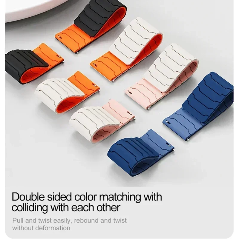 Tali Silikon Magnetik 22mm Unt - A1 Watches & Jewelry New York Photos ulasan dan harga