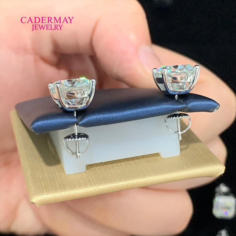 Kualitas Tinggi 4 Garpu Sekrup - Diamond Stud Earrings ulasan dan harga