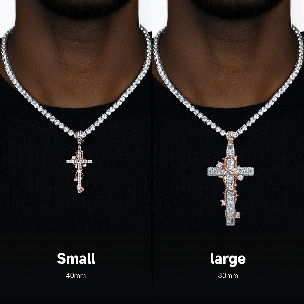 Kalung Liontin Perak Sterling  - Hip Hop Chain Necklace ulasan dan harga