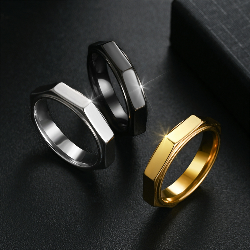 Cincin Baja Titanium Segi Enam - Titanium Steel Ring ulasan dan harga