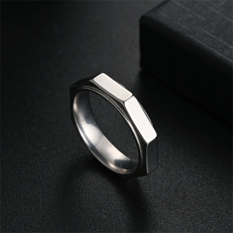 Cincin Baja Titanium Segi Enam - Titanium Steel Ring ulasan dan harga